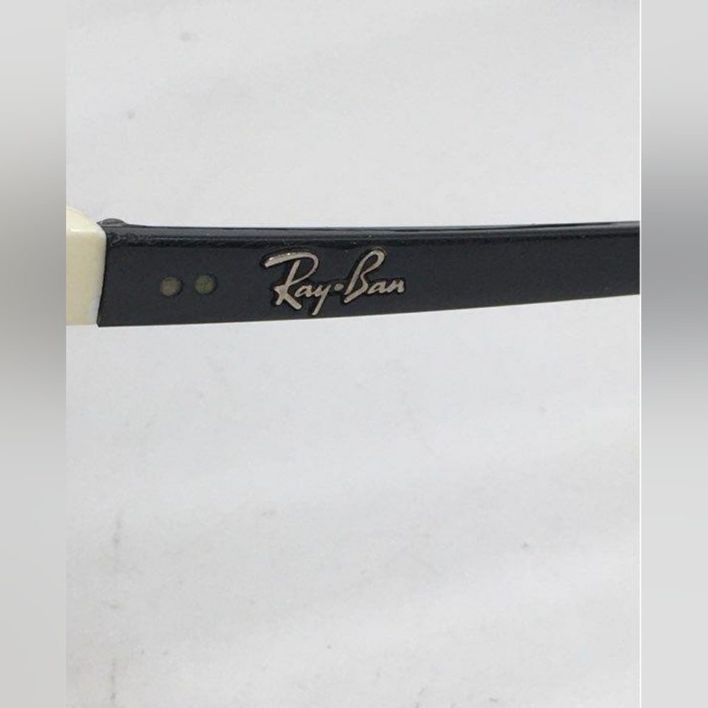 Vintage Ray-Ban White and Black Sunglasses Cats 1000 - Picture 4 of 6